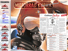 Tablet Screenshot of motorrad-kurier.de